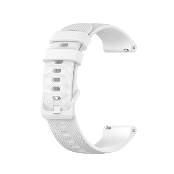 Silikonarmband 22mm till Garmin Vivoactive 4 - Vit