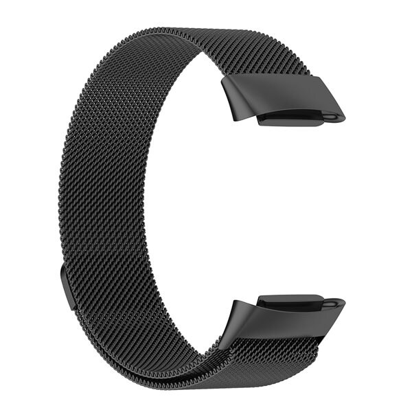 Metallarmband Milanesisk loop till Fitbit Charge 5 - Svart