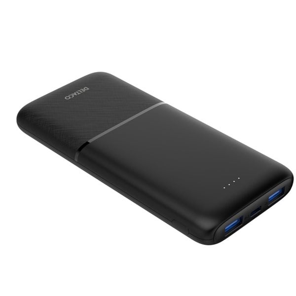 Deltaco Powerbank 10000mAh 2xUSB 18W , 1xUSB-C PD 20W