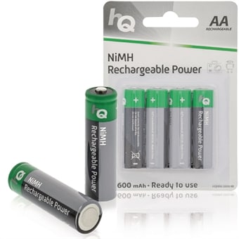 Uppladdningsbara batterier aa