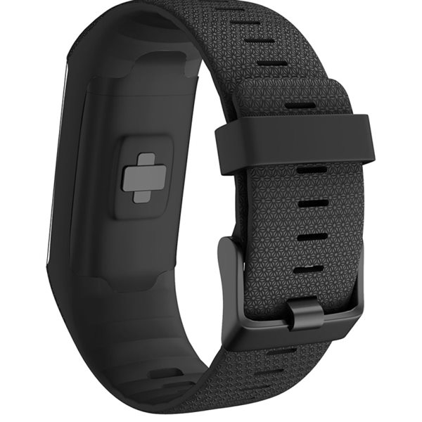 Silikon armband till Polar A360 & A370, svart