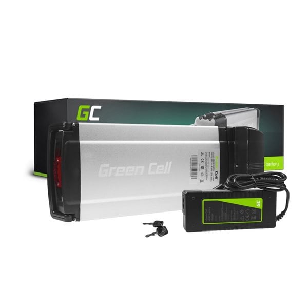 Green Cell elcykelbatterI 36V 8Ah med laddare