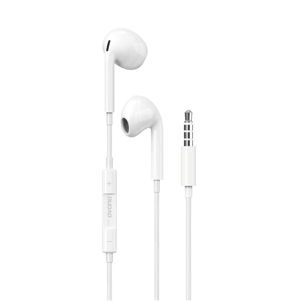 Dudao In-Ear Headset med 3,5mm kontakt - Vit