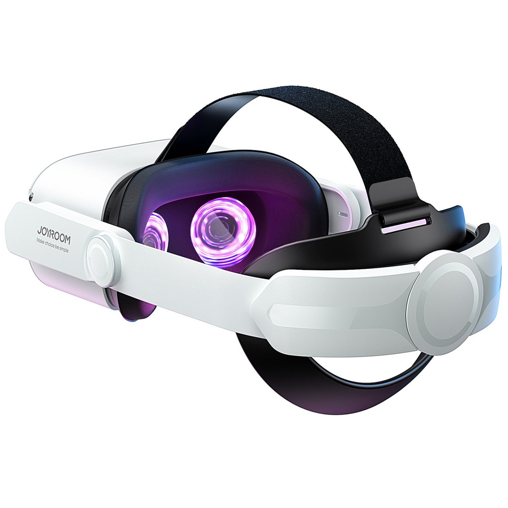 Joyroom Elastiskt band till Oculus Quest 2 - Vit