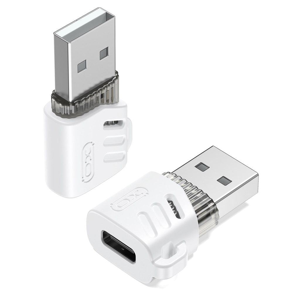 XO USB-adapter USB-C till USB - Vit