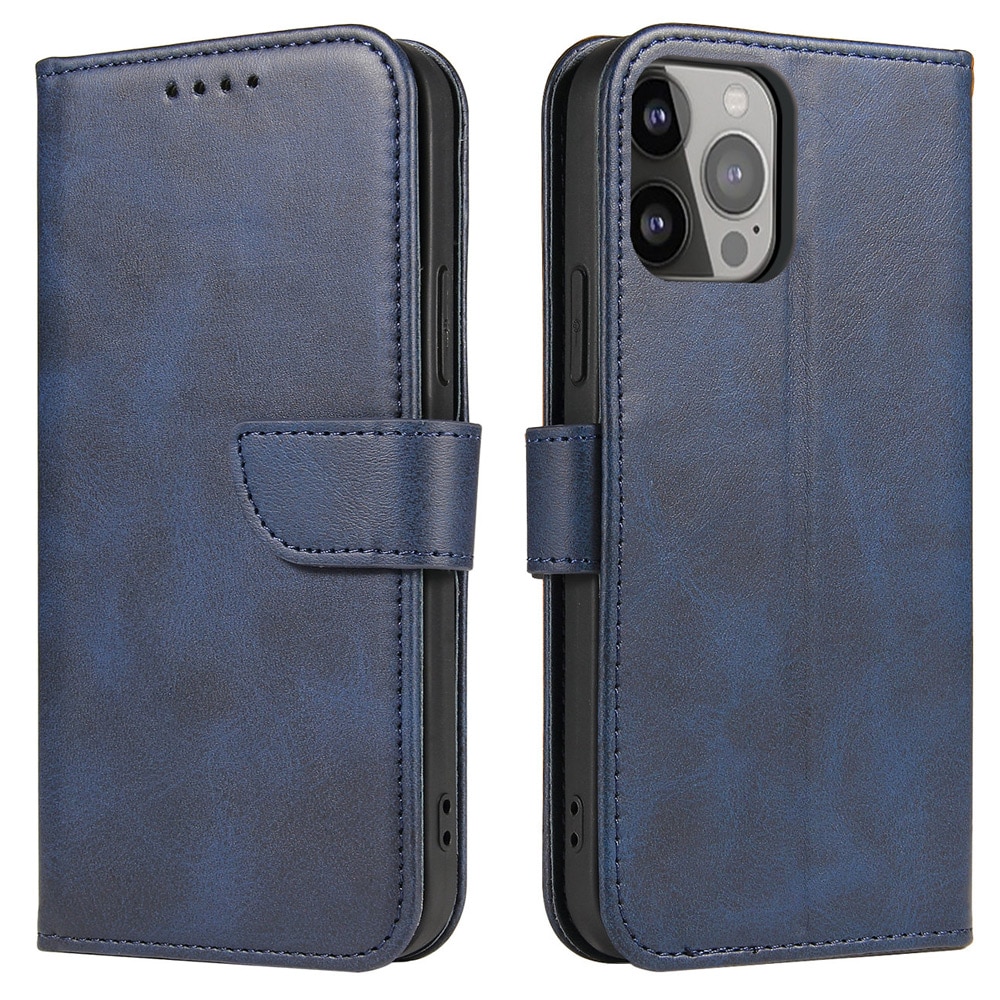 Plånboksfodral med ställ till iPhone 15 Pro - Blå