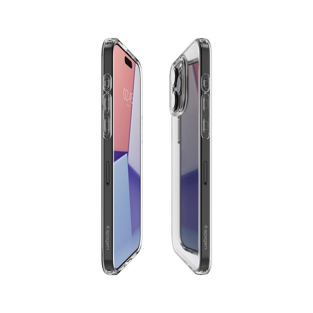 Spigen Liquid Crystal till iPhone 15 Pro - Crystal Clear