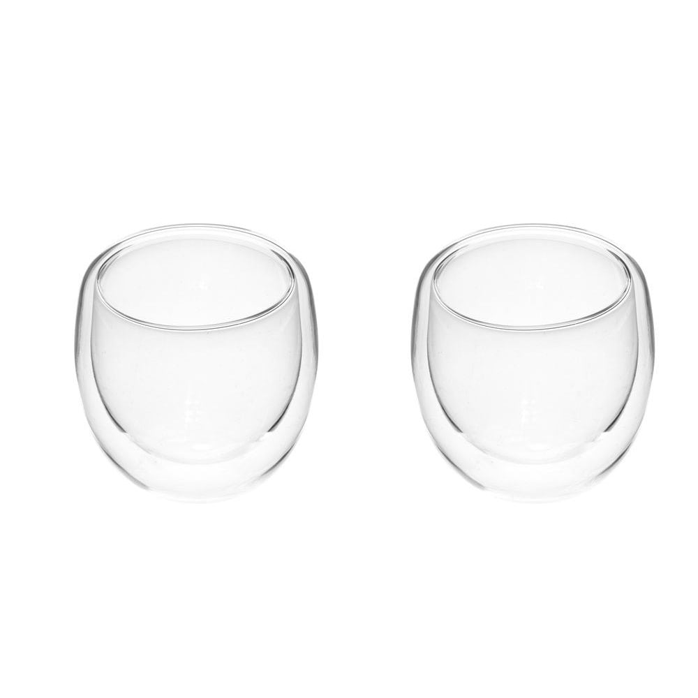 Maku Dubbelväggat Glas 20cl 2-pack - Perfekt För Både Varma och Kalla Drycker