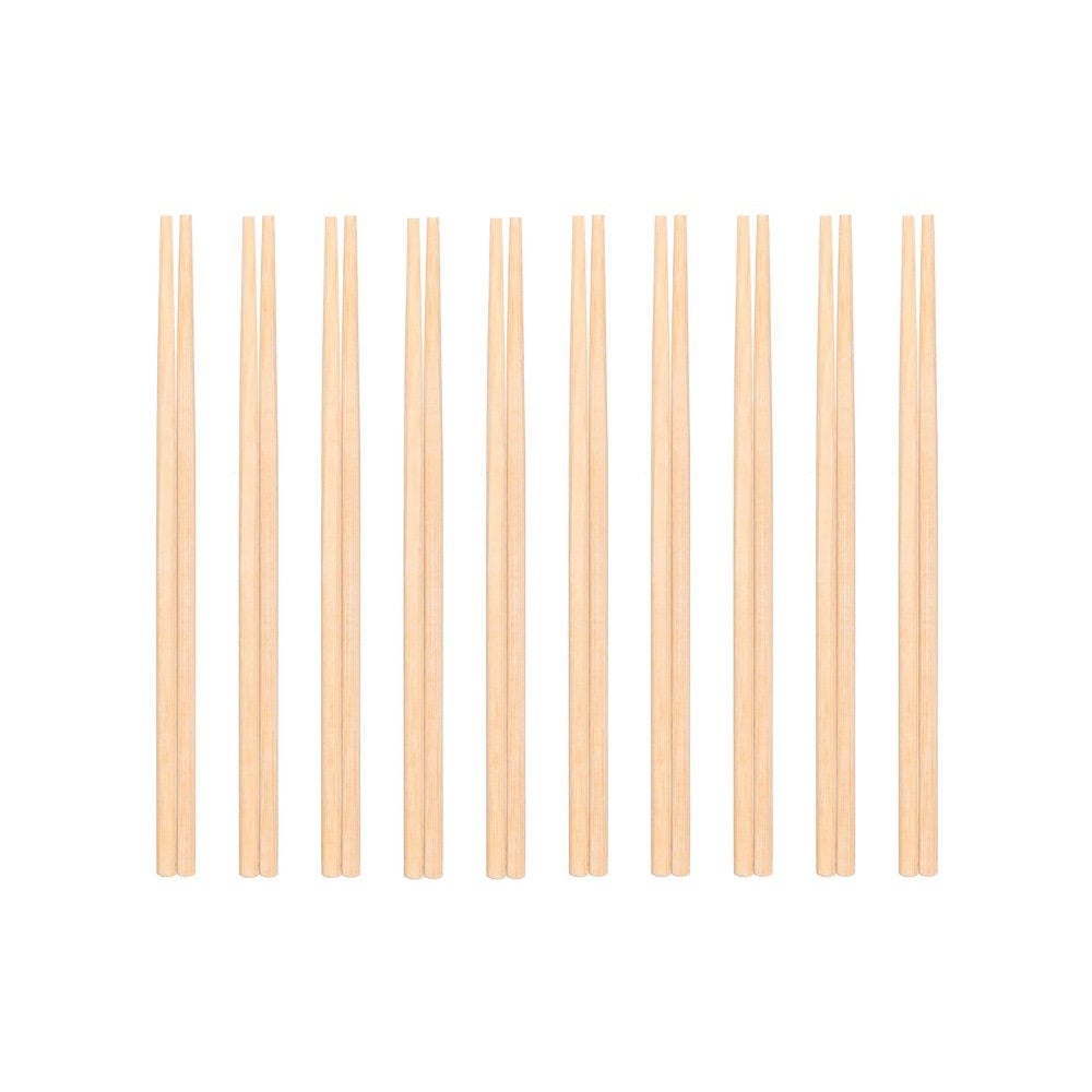 Ätpinnar/Chopsticks i Bambu 10 par - Perfekt för Middag och Fest