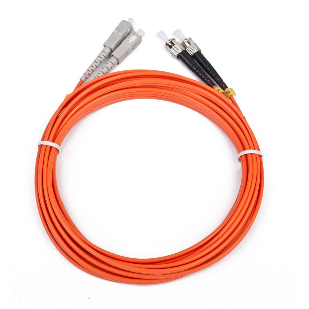 Fiberoptisk Kabel Duplex ST till SC 5m