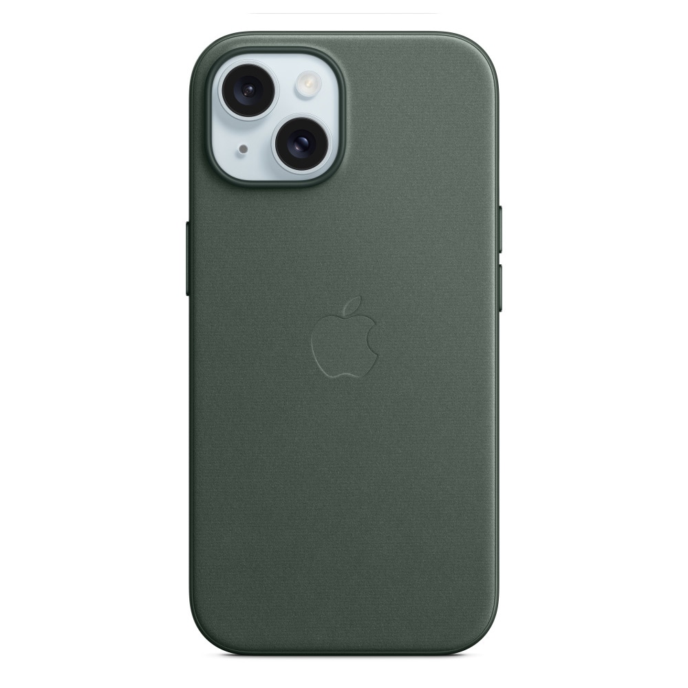 Apple FineWoven Case med MagSafe till iPhone 15 - Evergreen