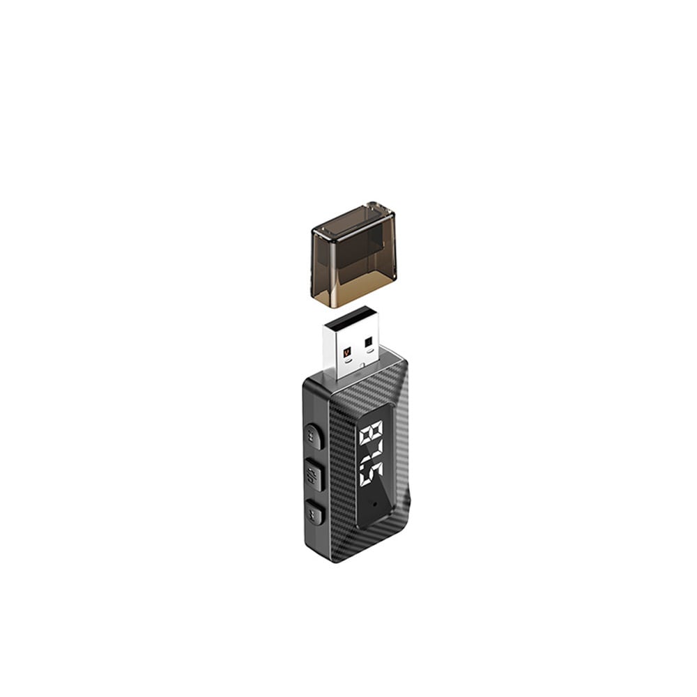FM-sändare med USB och minneskortläsare för bilen