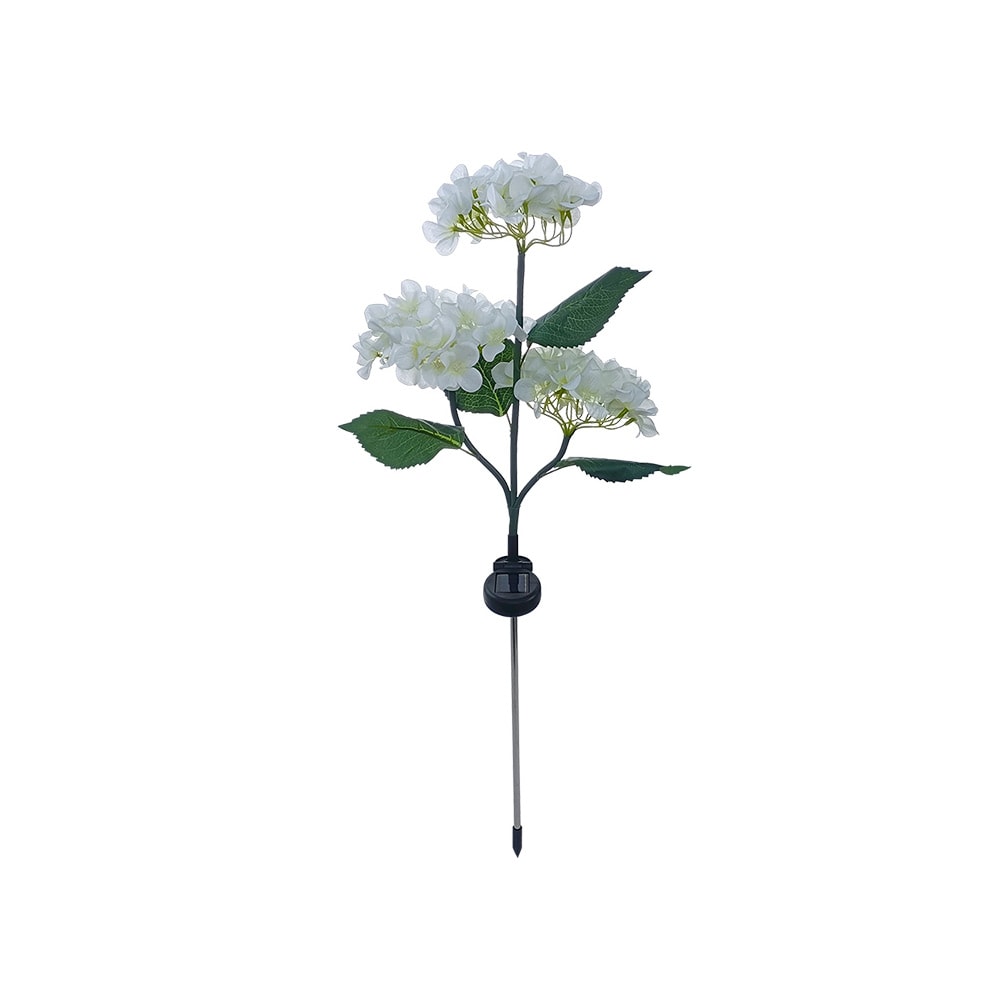 Solcellsblomma LED 3000K - Hortensia