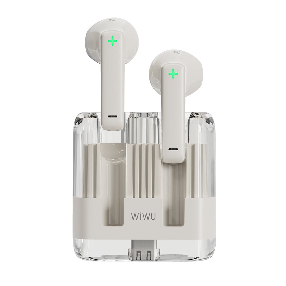 WIWU Trådlöst Bluetooth Headset TWS - Vit