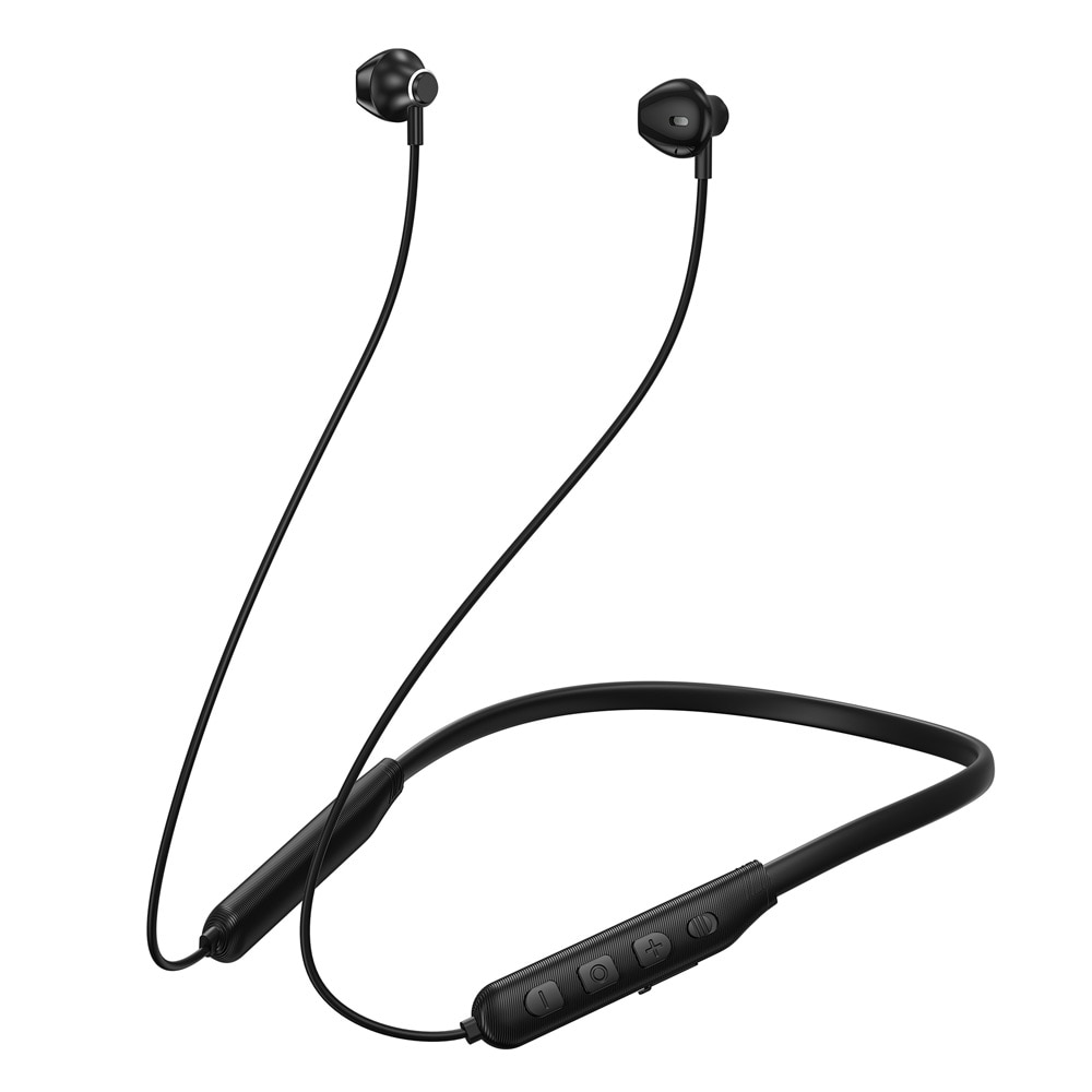 WIWU Sportigt In-Ear Headset med nackrem - Svart
