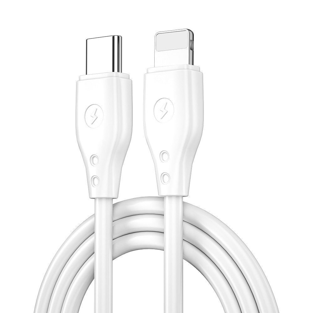 WIWU USB-Kabel 30W USB-C till Lightning - Vit