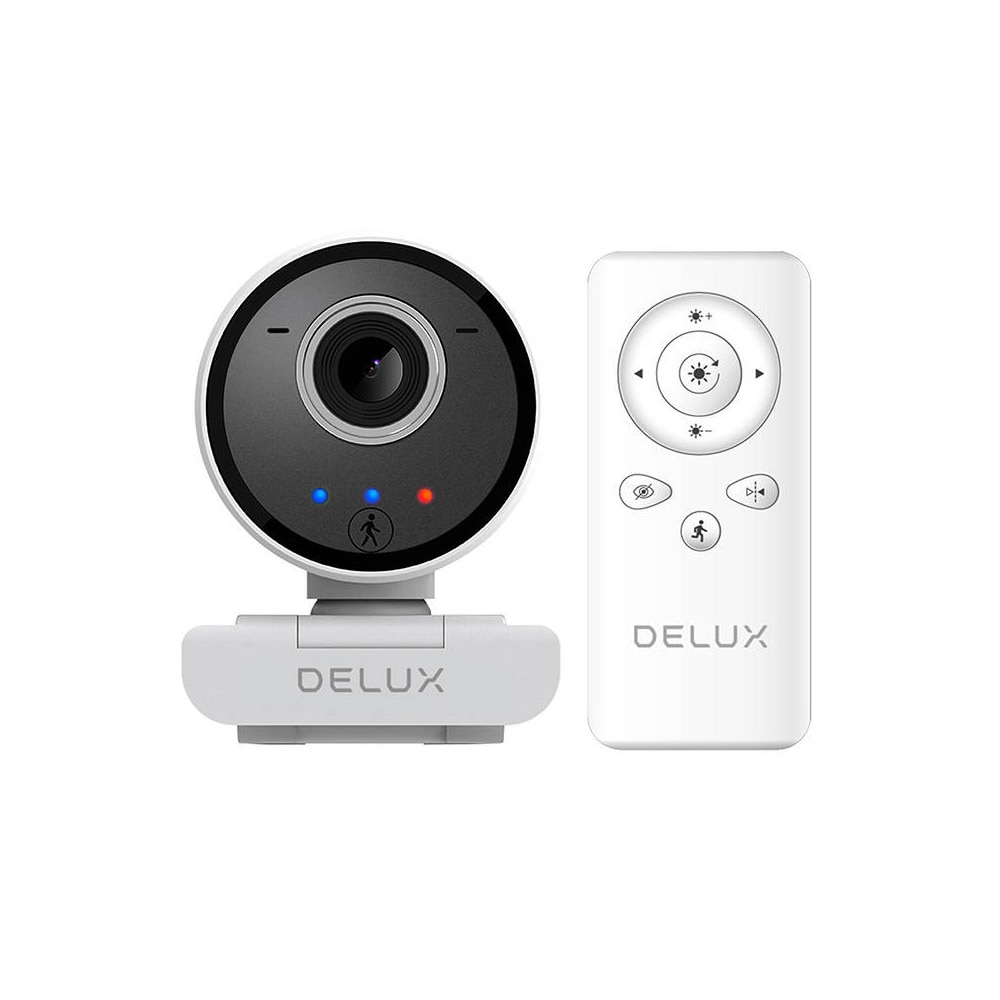 Delux DC07 webbkamera med fjärrkontroll och Full HD-upplösning