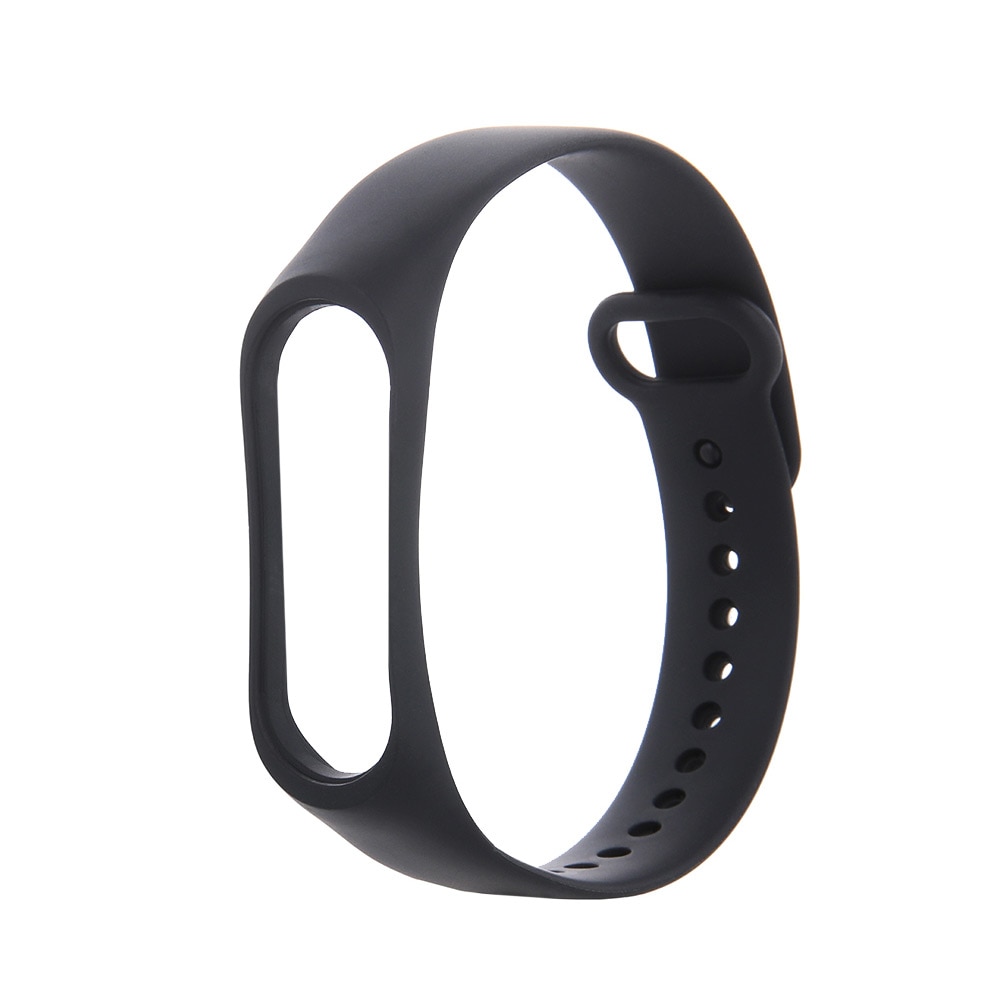 Silikonarmband till Xiaomi Mi Band 8 - Svart