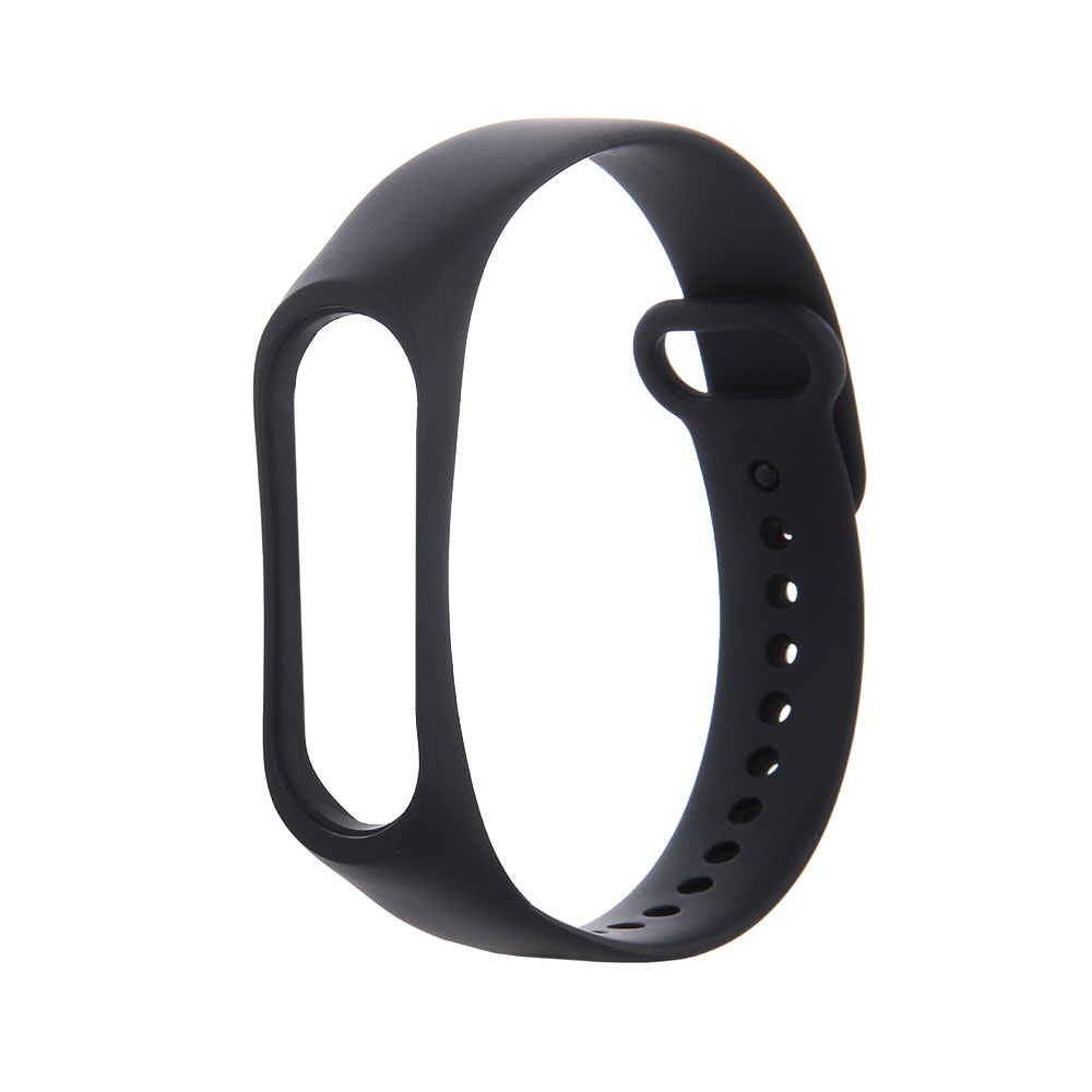 Hållbart Silikonarmband till Xiaomi Mi Band 7 - Svart