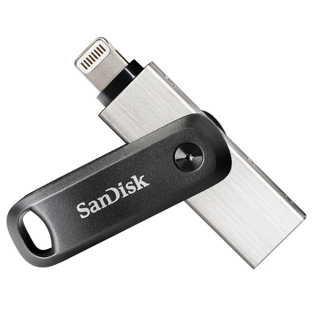Sandisk USB iXpand 128GB Flash Drive för iPhone/iPad med svängbar design