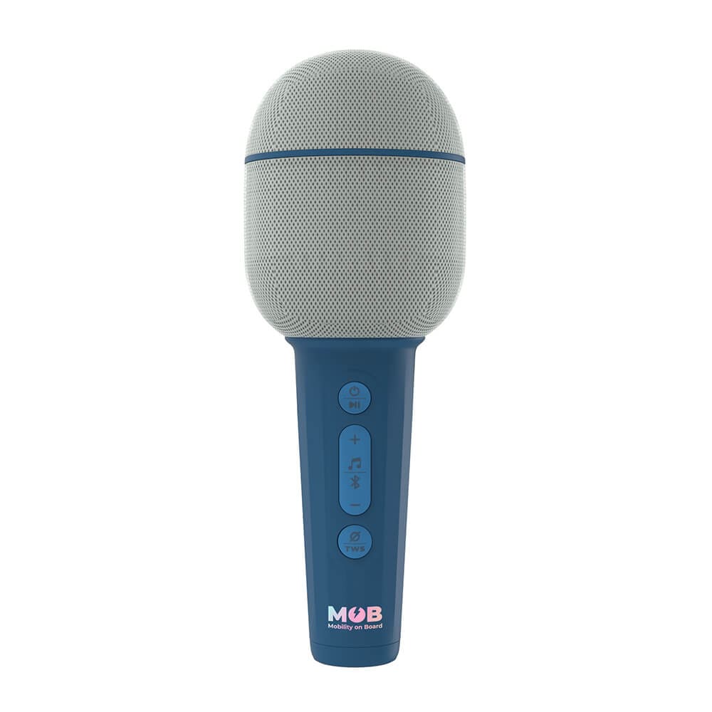 Karaokemikrofon med högtalare och ljudeffekter - Groovy Blue