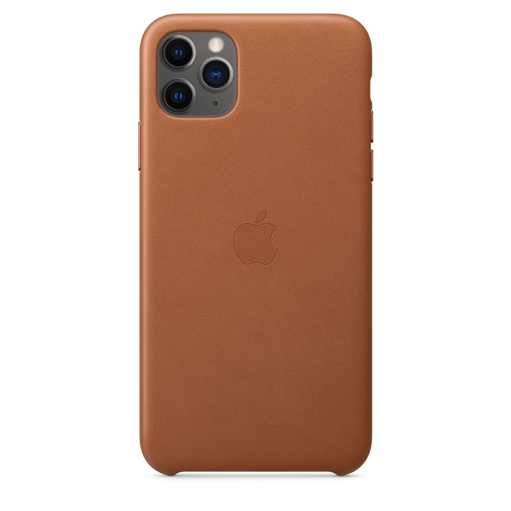 Apple Leather Case MX0D2ZM/A till iPhone 11 Pro Max - Saddle Brown