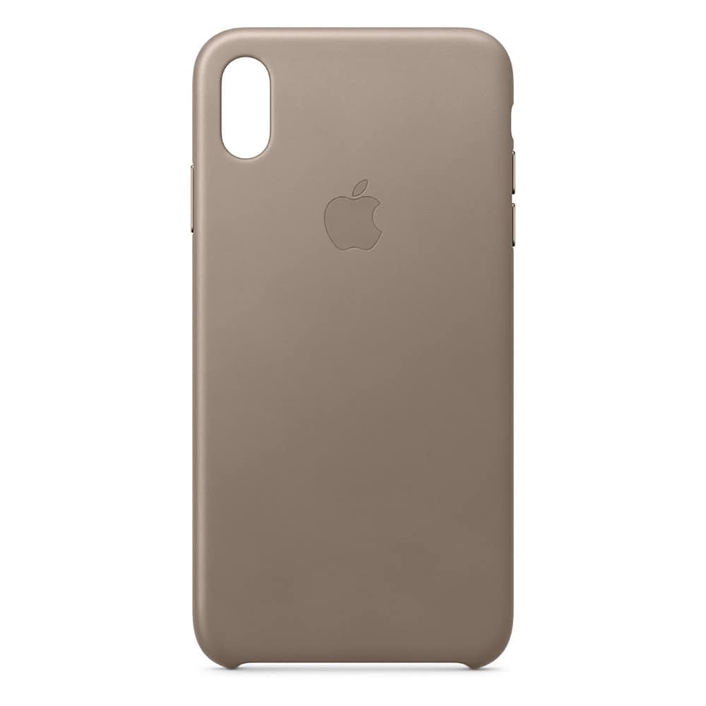 Apple Leather Case MRWR2ZM/A till iPhone XS Max - Taupe