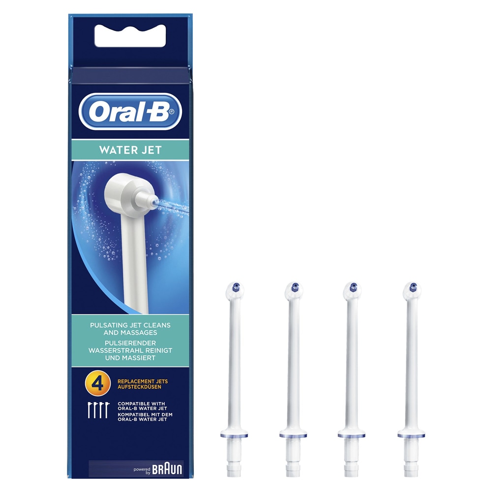 Oral-B WaterJet ersättningskanyler för Water Flosser - 4-pack