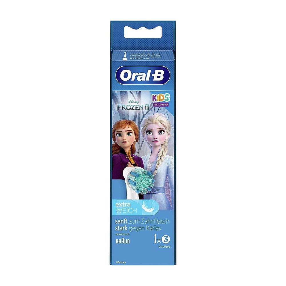 Oral-B Kids Frozen 2 tandborsthuvuden med extra mjuka borst - 3-pack