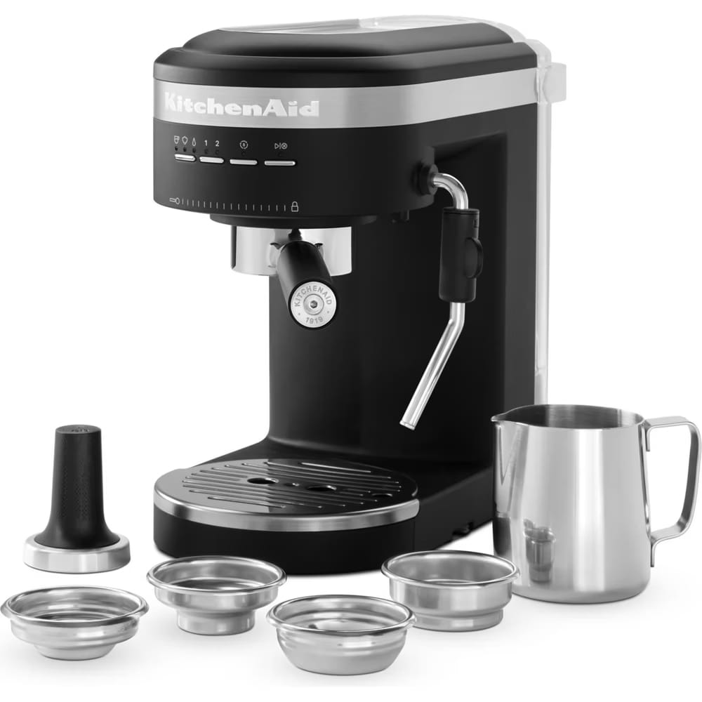 KitchenAid espressomaskin 5KES6403EBM med italiensk 15-barspump