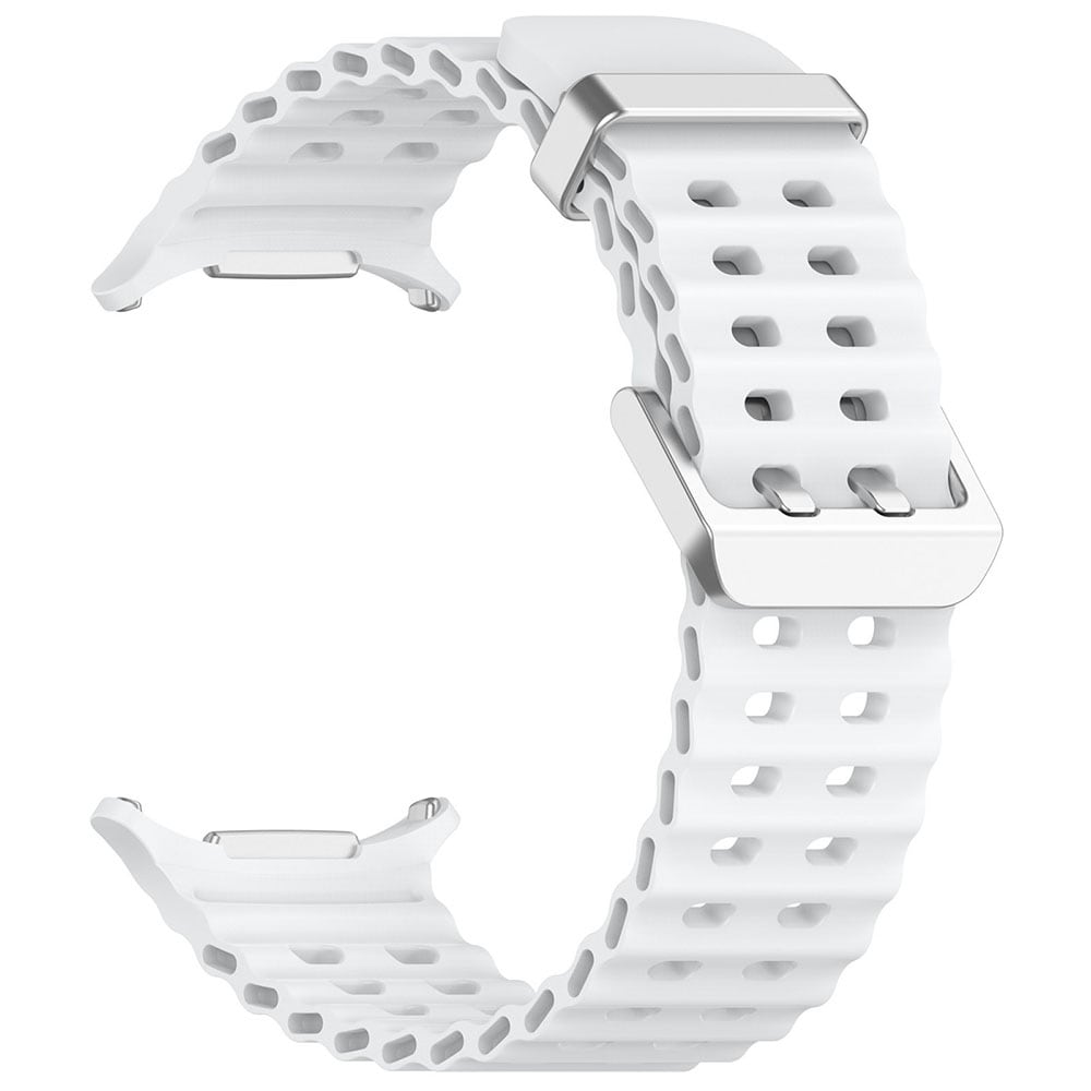 Silikonarmband till Samsung Galaxy Watch Ultra 47mm - Vit