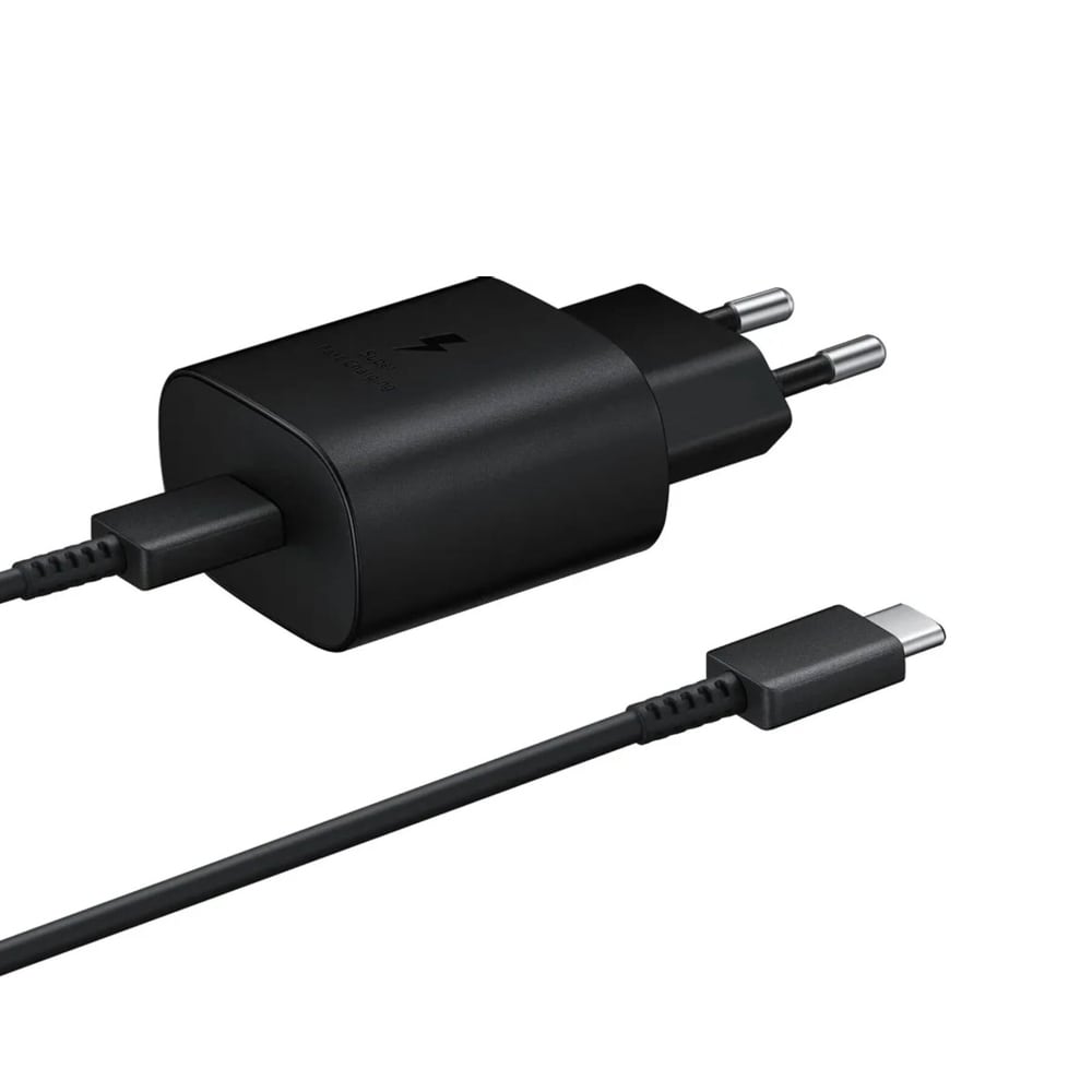 Samsung USB-C-Laddare 25W T2510XB med USB-C-kabel - Svart