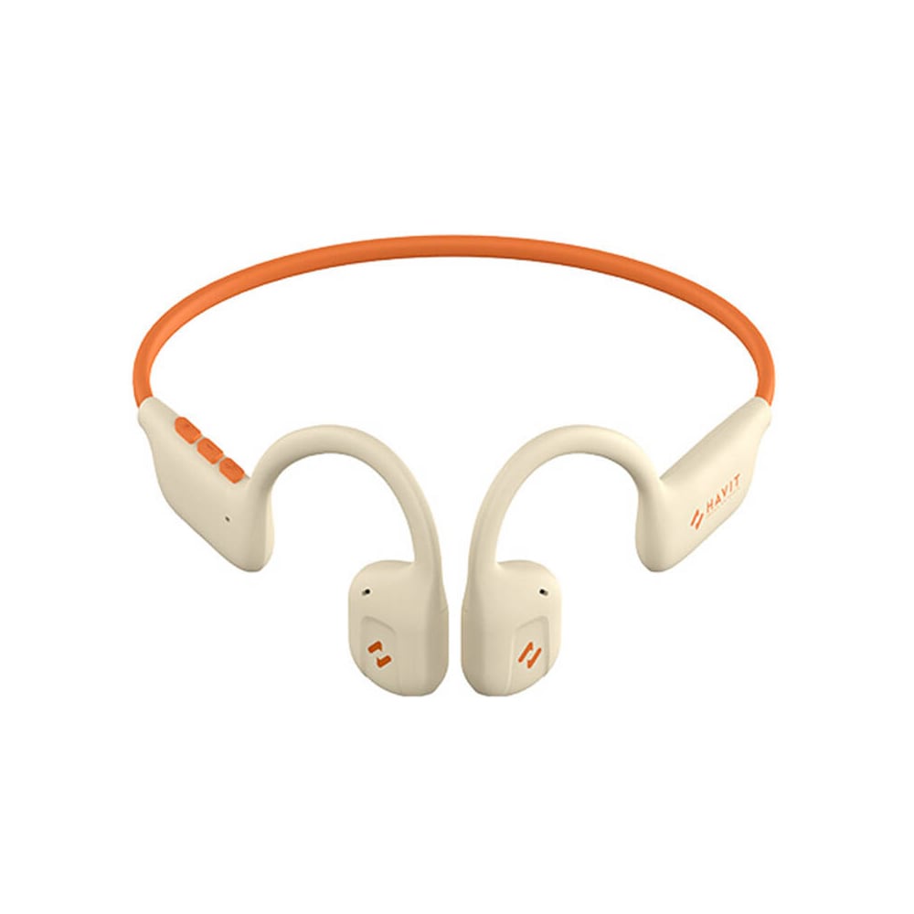 Havit Freego1 Air Bluetooth headset - Beige/Orange