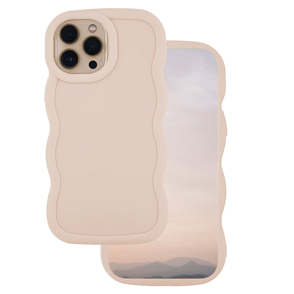 Candy Curly Bakskal till iPhone 16 - Beige