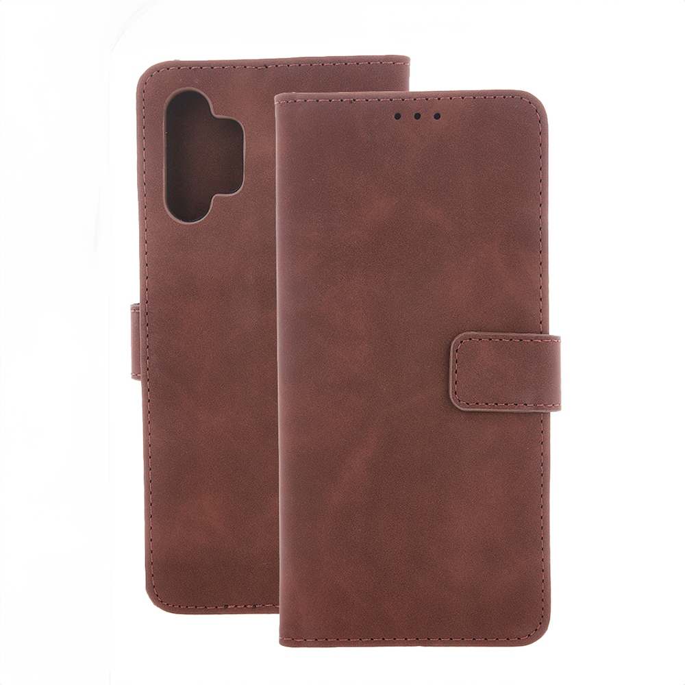 Smart Velvet fodral till iPhone 16 - Brun