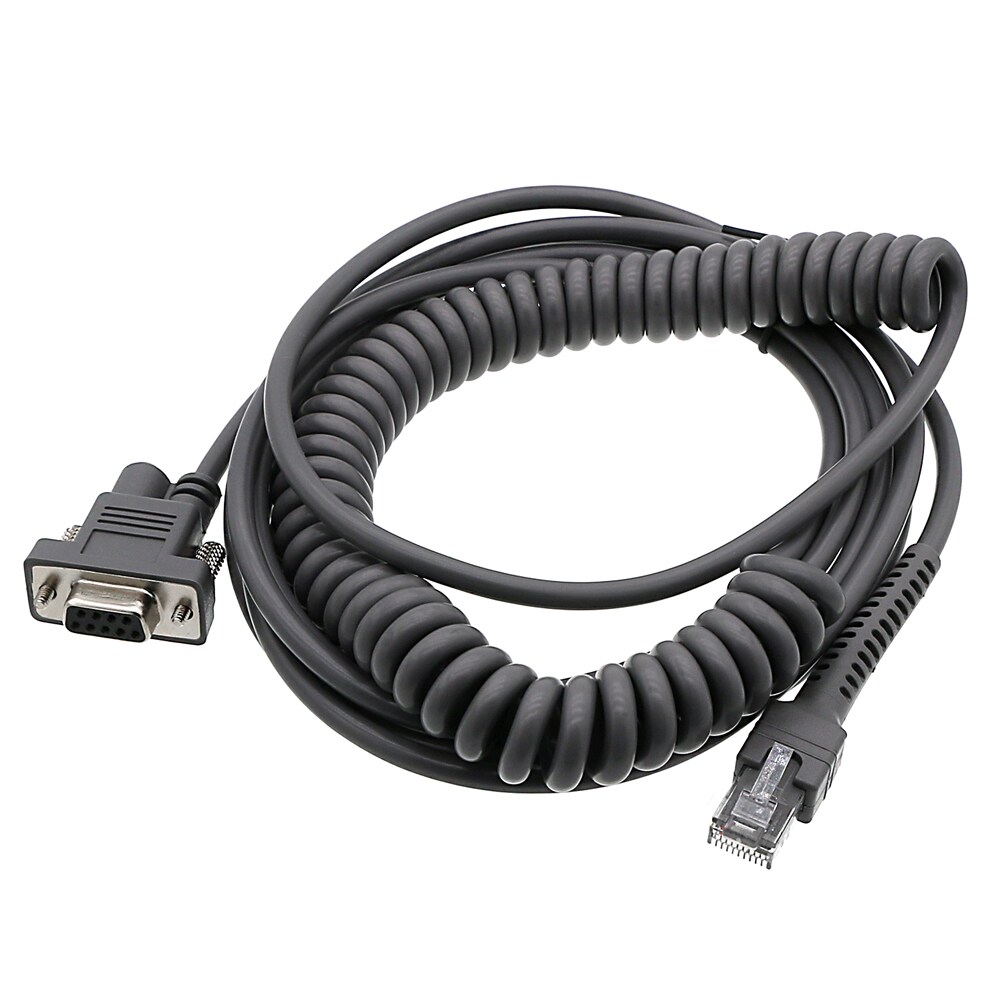 USB-Kabel Spiral USB till RS232 till Honeywell / Zebra  / Symbol 5m