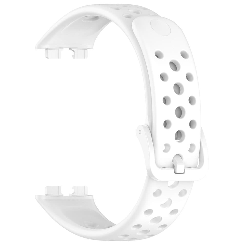 Armband i silikon till Huawei Band 8 / 9 NFC - Vit