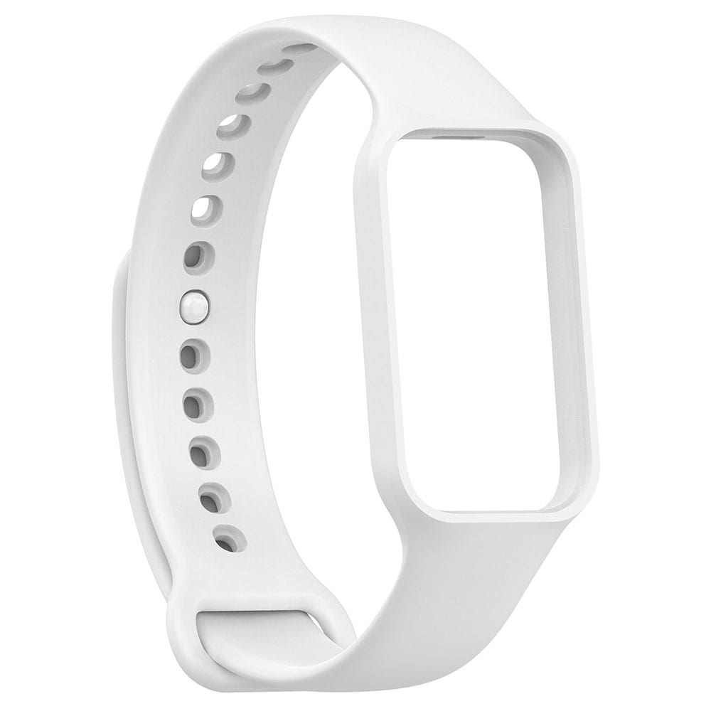 Silikonarmband till Xiaomi Band 8 Active - Vit