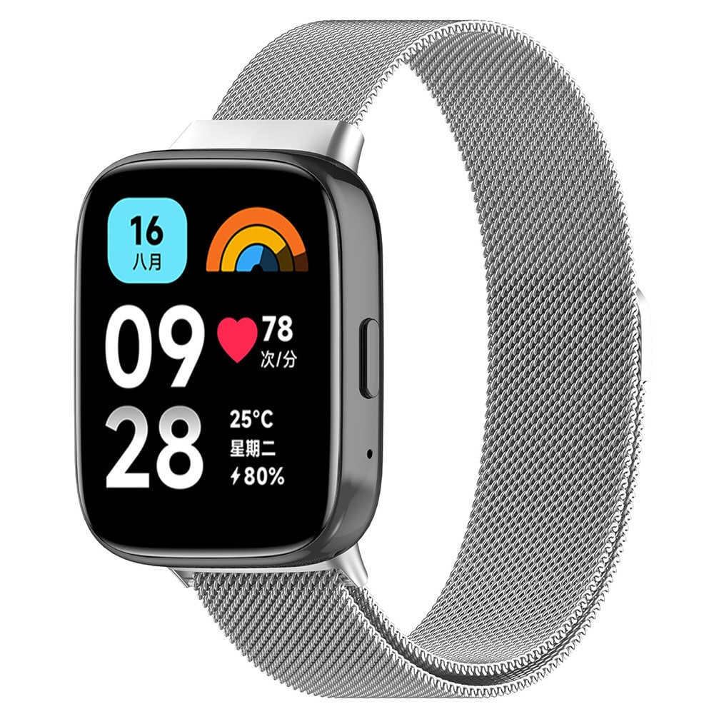 Armband Milanese till Xiaomi Redmi Watch 3 Lite - Silver