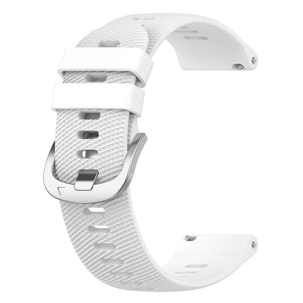 Silikonarmband till Garmin Forerunner 165 18mm - Vit