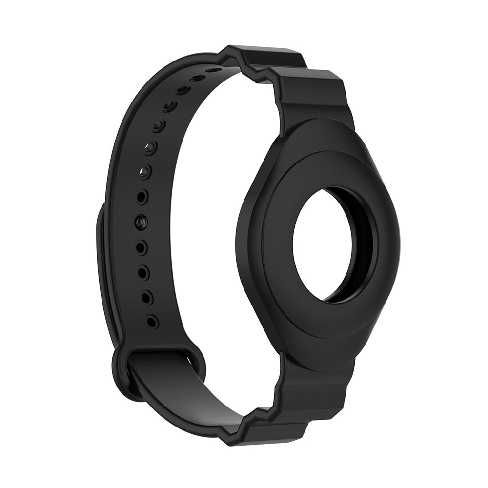 Sililkonarmband till Apple Airtag - Svart