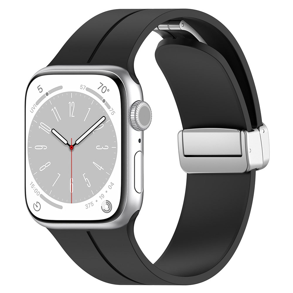 Magnetiskt armband till Apple Watch Ultra 2 / Ultra 3 38/40/41mm - Svart