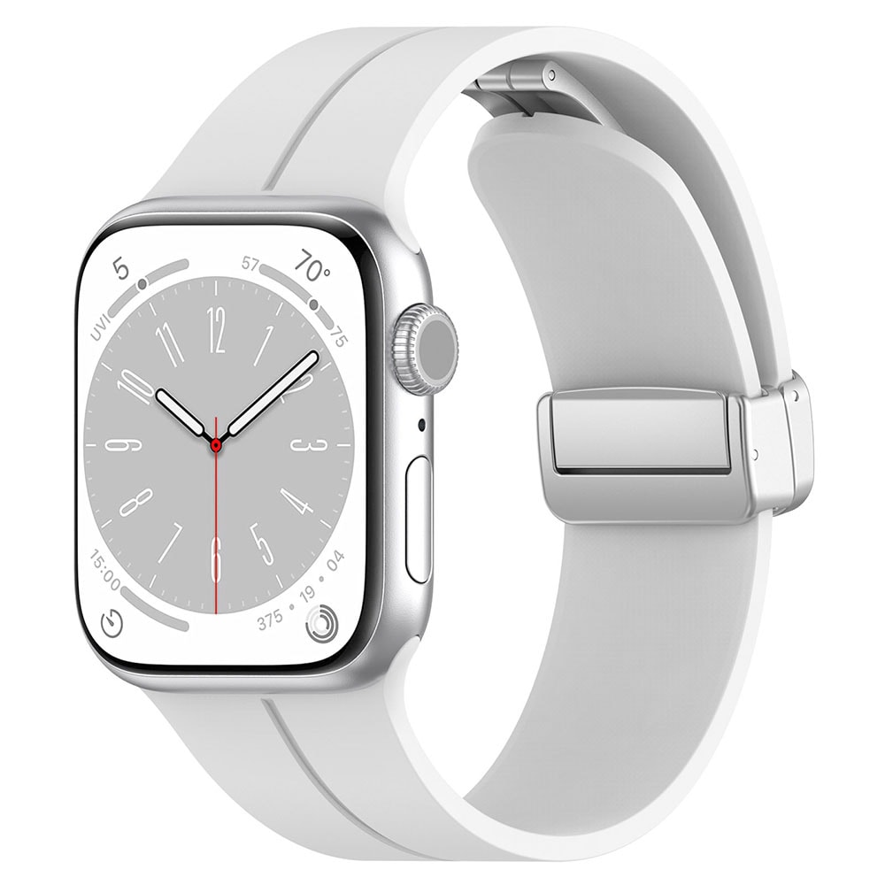 Magnetiskt armband till Apple Watch Ultra 2 / Ultra 3 38/40/41mm - Vit