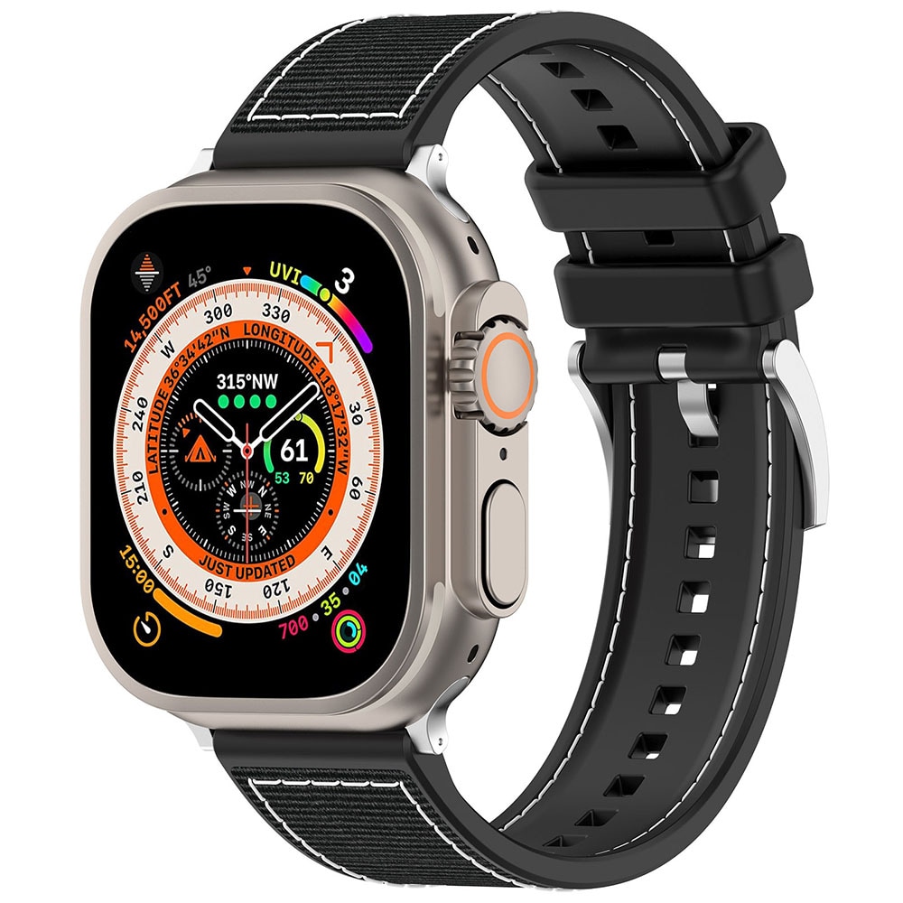 Armband till Apple Watch Series 9 38/40/41mm - Svart