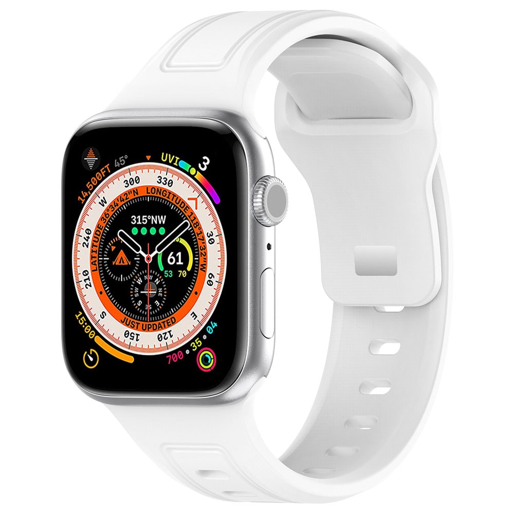 Silikonarmband till Apple Watch 38 / 40 / 41mm - Vit