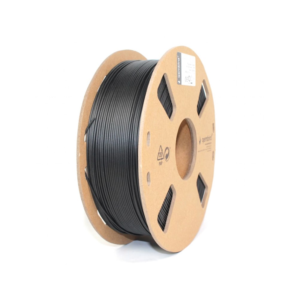 PLS-Filament till 3D-skrivare 1,75mm 1kg - Svart