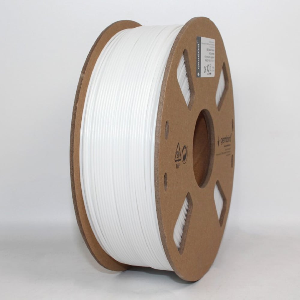 PLA-Filament till 3D-skrivare 1,75mm 1kg - Vit