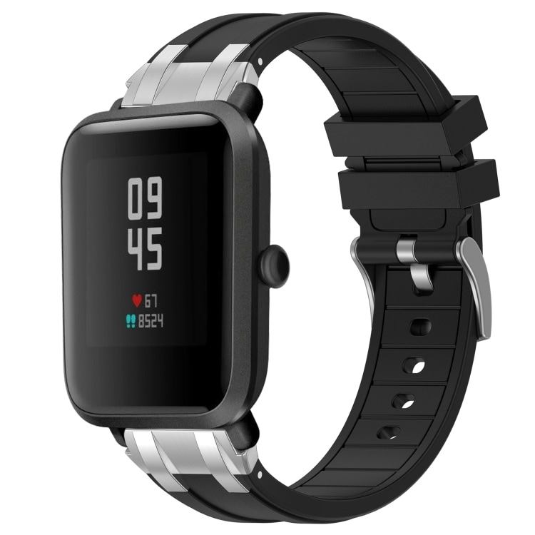 Silikonarmband till Amazfit Watch Bip 5 22mm - Svart