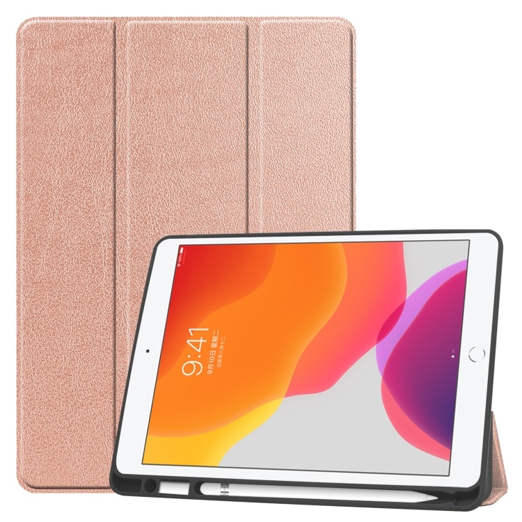 Trifold Fodral med ställ till iPad 10,2" 2021 / 2020 / 2019 - RoseGold