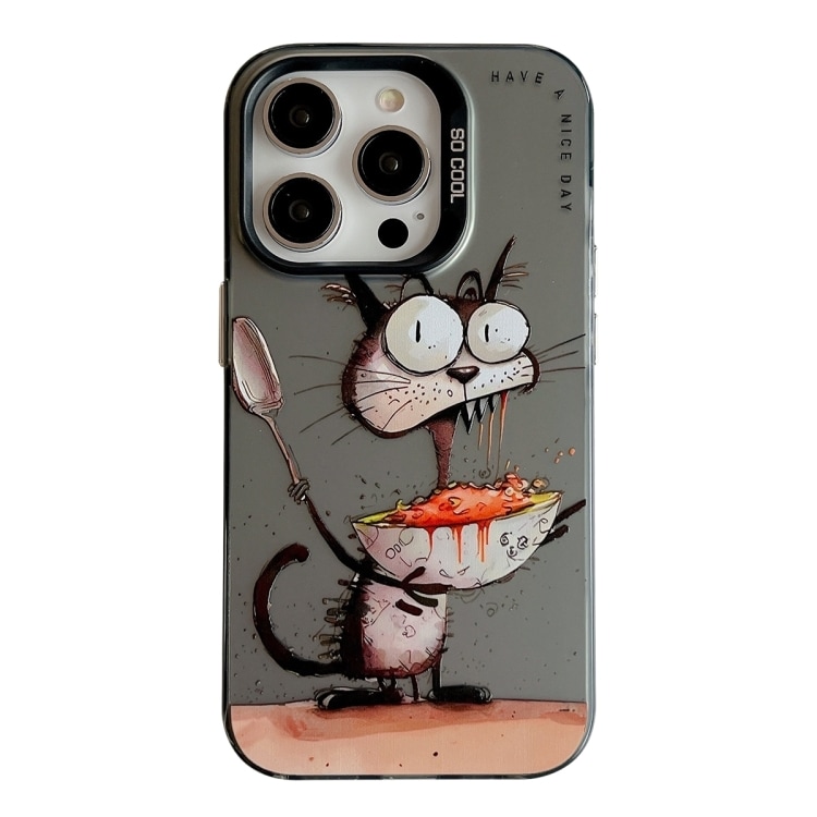 Bakskal till iPhone 16 Pro Max - Oljemålning Eating Rat